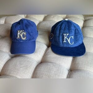 Bundle of Two Men’s KC Royals Baseball Caps